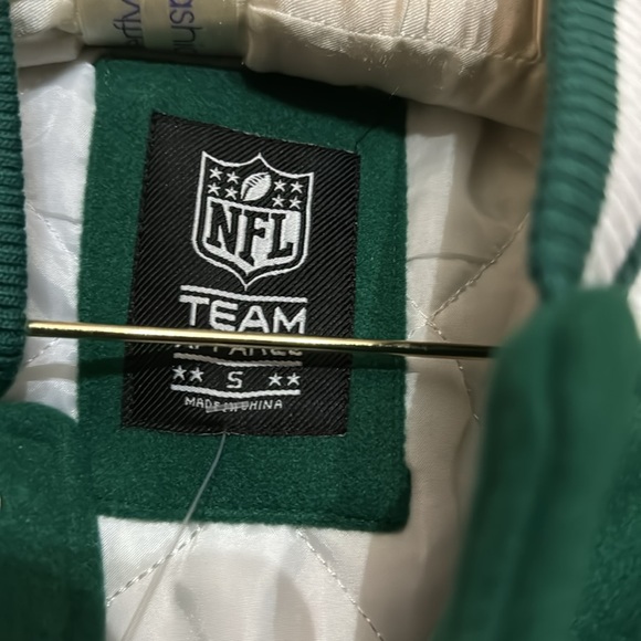 Unisex jets  fleece bomber jacket size small - Picture 4 of 5